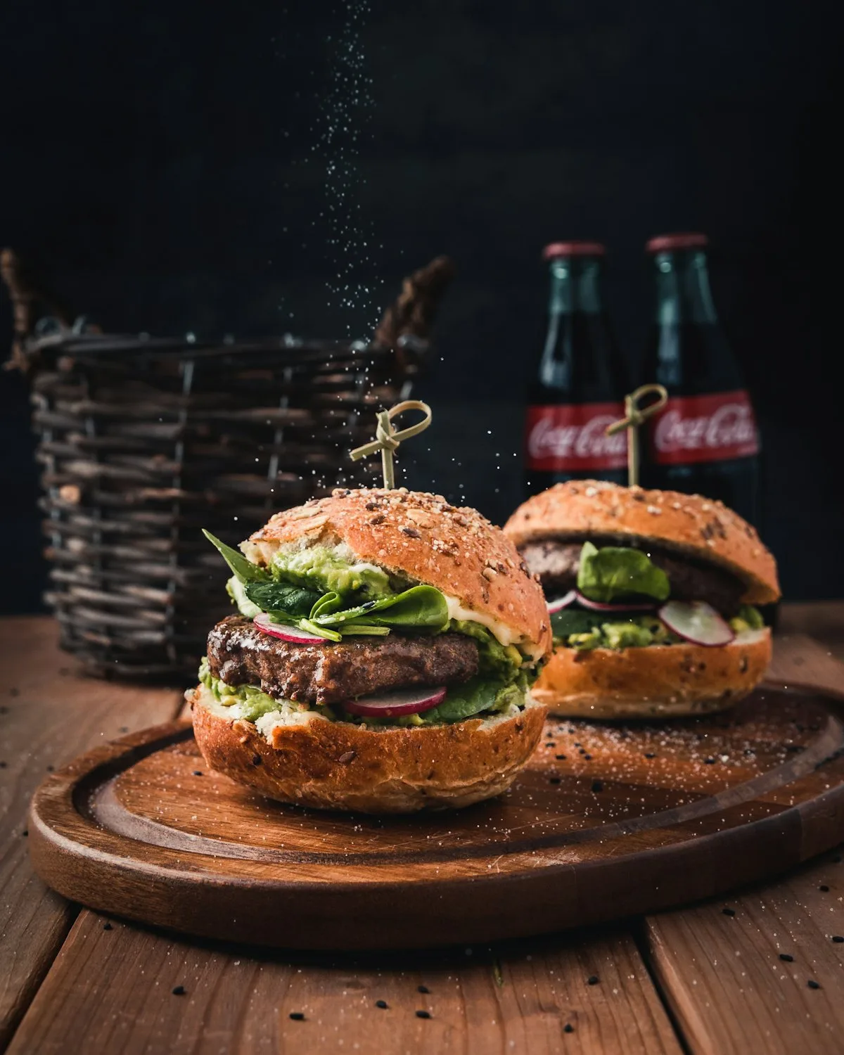 Burgers ready to go