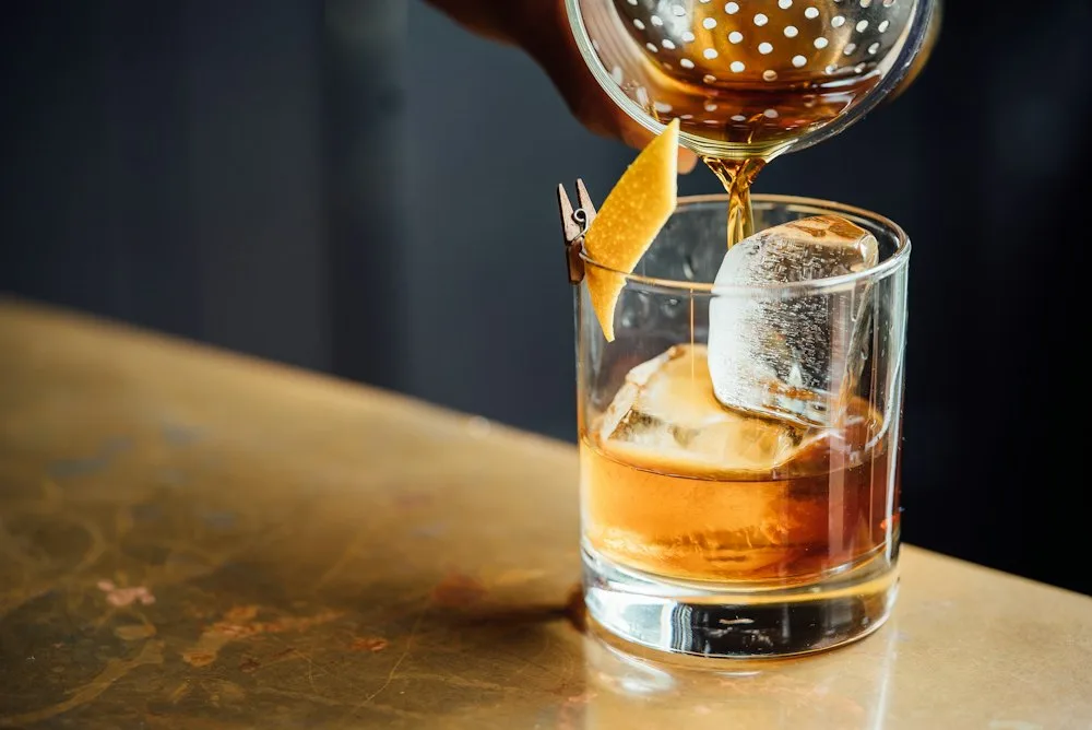 A drink at the bar