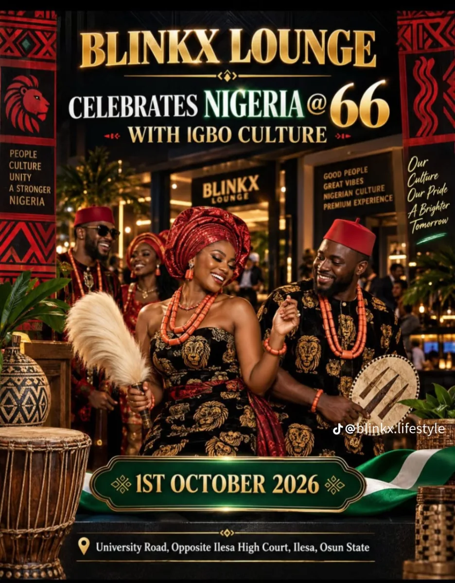Blinkx Lounge celebrates Nigeria at 66 with Igbo Culture — 1 October 2026